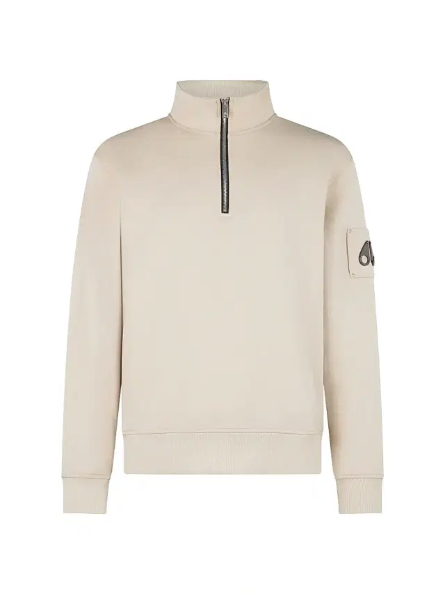 Moose Knuckles Men's Icon Sportswear Hartsfield Cotton Pullover Top - Alabaster