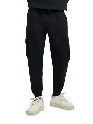 Moose Knuckles Men's Icon Sportswear Clemont Regular-Fit Cargo Joggers | Thumbnail 4