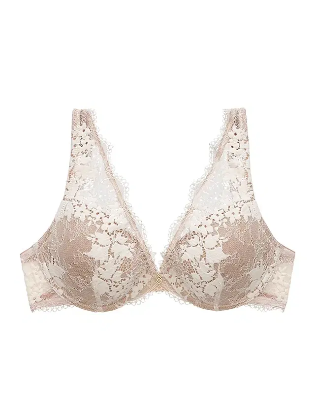 ThirdLove Women's All Day Lace Uplift Plunge Bra - Beige