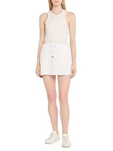 Blanc Noir Women's Summer Drawstring Skort - White - Size XL | Thumbnail 2 Blanc Noir Women's Summer Drawstring Skort - White - Size XL | Thumbnail 2