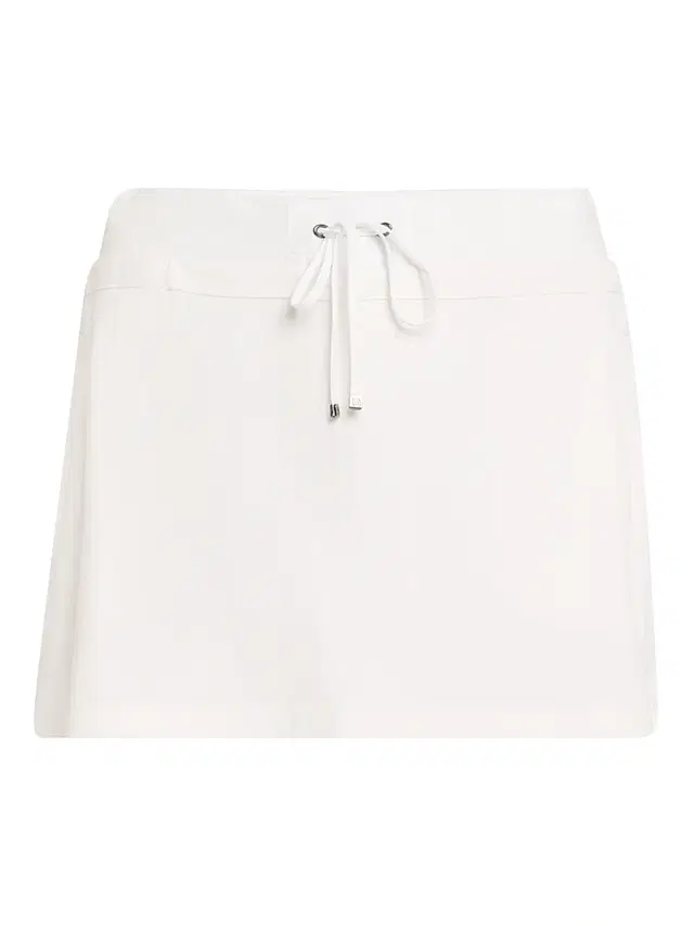 Blanc Noir Women's Summer Drawstring Skort - White