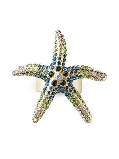 Joanna Buchanan Sparkling Starfish Napkin Rings | Thumbnail 1 Joanna Buchanan Sparkling Starfish Napkin Rings | Thumbnail 1