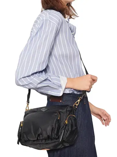 MZ Wallace Women's Chelsea Nylon & Patent Leather Crossbody Bag - Black | Thumbnail 3 MZ Wallace Women's Chelsea Nylon & Patent Leather Crossbody Bag - Black | Thumbnail 3