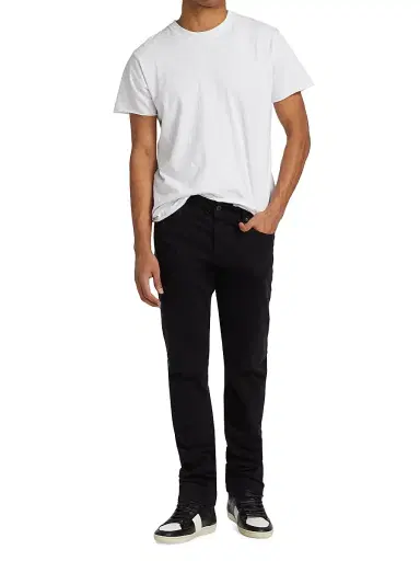 AG Jeans Men's Everett Slim-Fit Jeans - Super Black - Size 40 | Thumbnail 2