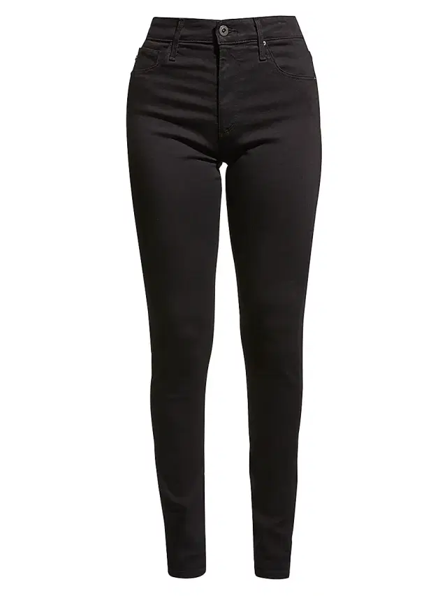 Women's Farrah High-Rise Skinny Jeans - Super Black
