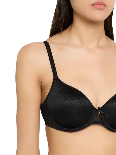 Chantelle Women's Norah Molded Underwire Bra - Black - Size 38I | Thumbnail 4 Chantelle Women's Norah Molded Underwire Bra - Black - Size 38I | Thumbnail 4