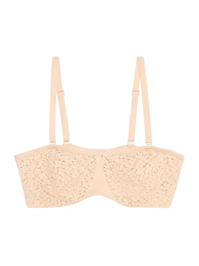 Chantelle Women's Nora Floral Lace Convertible Bra - Blush