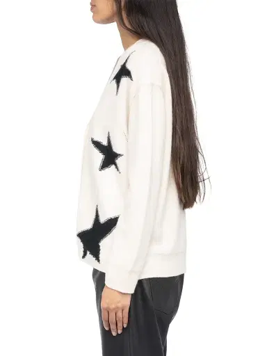 Zadig & Voltaire Women's Mirkaz Stars Cashmere Cardigan | Thumbnail 4 Zadig & Voltaire Women's Mirkaz Stars Cashmere Cardigan | Thumbnail 4