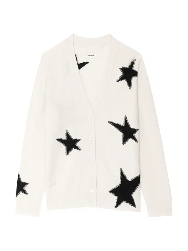 Zadig & Voltaire Women's Mirkaz Stars Cashmere Cardigan - Ecru
