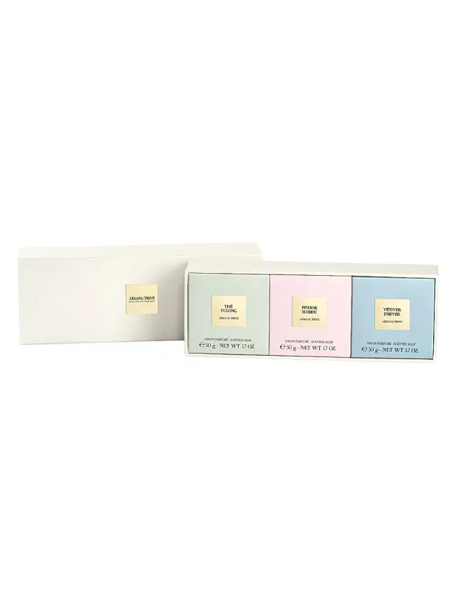 ARMANI BEAUTY Armani/Privé Les Eaux 3-Piece Hand Soap Discovery Gift Set