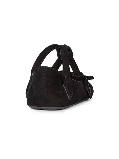 Alaïa Women's Suede Ballet Flats - Noir | Thumbnail 3 Alaïa Women's Suede Ballet Flats - Noir | Thumbnail 3