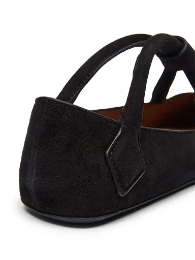 Alaïa Women's Suede Ballet Flats - Noir | Thumbnail 6 Alaïa Women's Suede Ballet Flats - Noir | Thumbnail 6