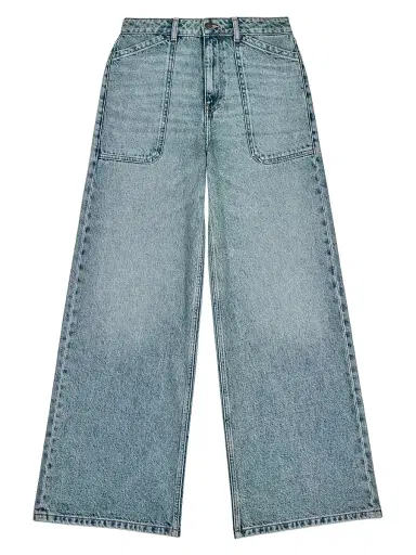Ba&sh Women's Mellou High-Rise Wide-Leg Jeans - Blue - Size Medium | Thumbnail 1 Ba&sh Women's Mellou High-Rise Wide-Leg Jeans - Blue - Size Medium | Thumbnail 1