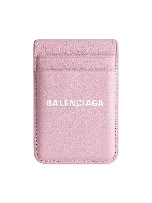 Balenciaga Men's Cash Magnet Card Holder - Pink