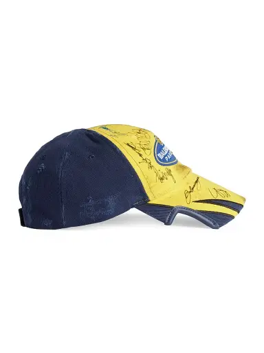 Balenciaga Men's Banana Cap - Yellow Blue | Thumbnail 3