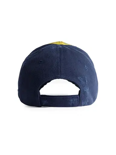 Balenciaga Men's Banana Cap - Yellow Blue | Thumbnail 4