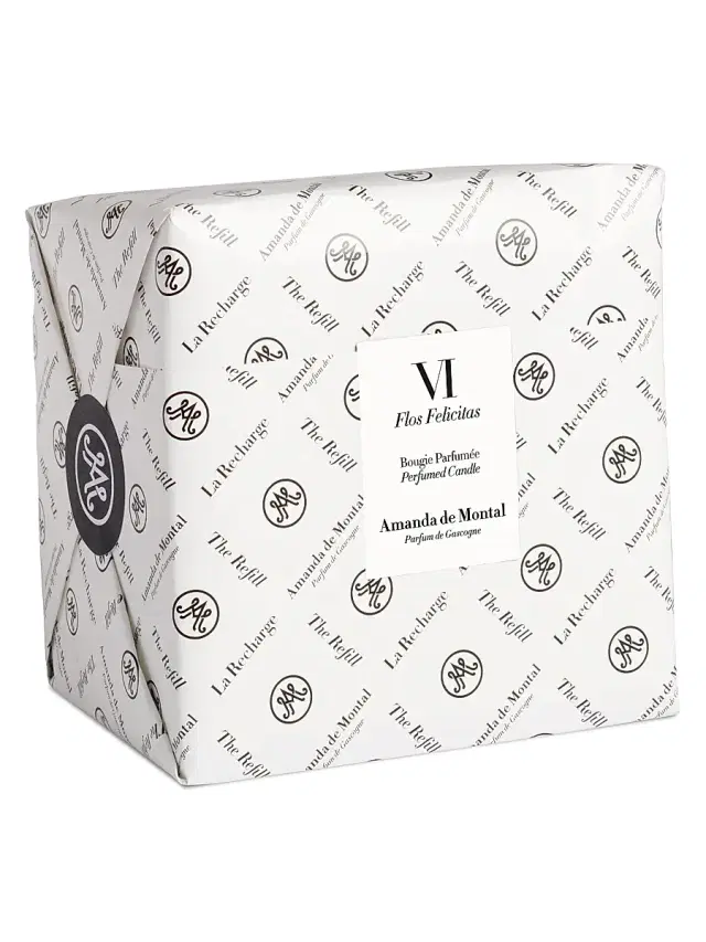 Amanda de Montal VI Flos Felicitas Indoor/Outdoor Candle Refill - White