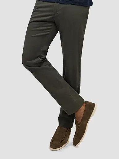 John Lobb Men's Pace Suede Loafers - Olive | Thumbnail 6 John Lobb Men's Pace Suede Loafers - Olive | Thumbnail 6