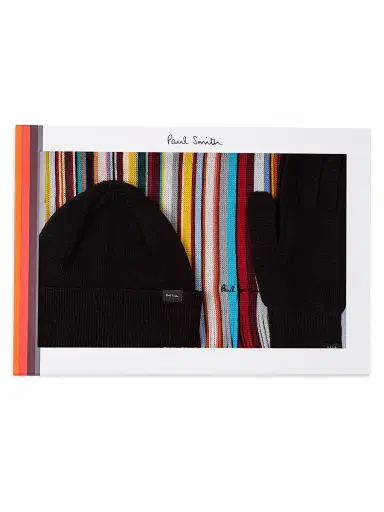 Paul Smith Men's Scarf, Beanie & Glove Gift Set | Thumbnail 2 Paul Smith Men's Scarf, Beanie & Glove Gift Set | Thumbnail 2