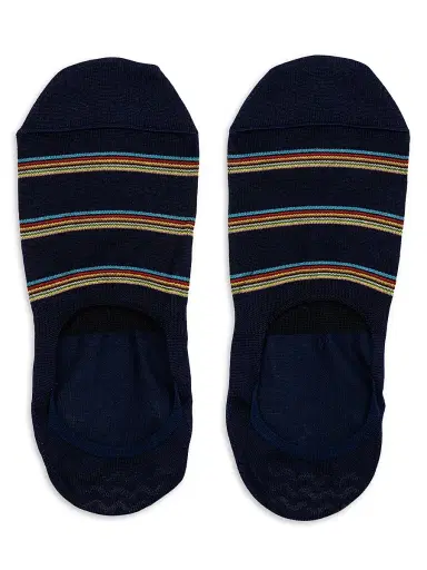 Paul Smith Men's 3-Pack Striped No Show Socks Set | Thumbnail 2 Paul Smith Men's 3-Pack Striped No Show Socks Set | Thumbnail 2