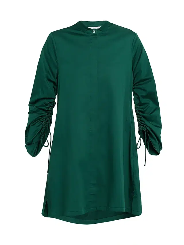 Reiss Atelier Women's Grazia Band-Collar Cutout Mini Shift Dress - Green