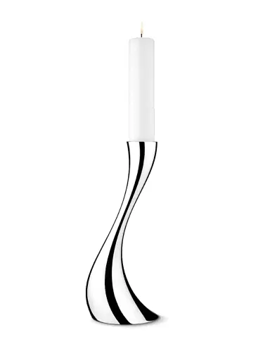 Georg Jensen Cobra Floor Candleholder - Steel Small | Thumbnail 1 Georg Jensen Cobra Floor Candleholder - Steel Small | Thumbnail 1