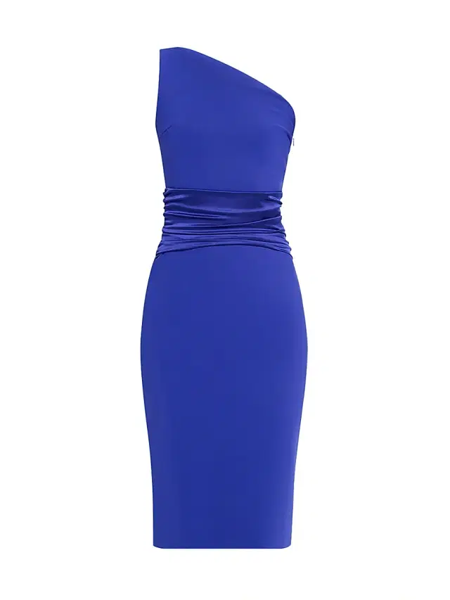 Chiara Boni La Petite Robe Women's Ruched One-Shoulder Bodycon Midi-Dress