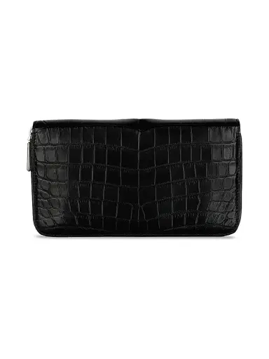 Stefano Ricci Men's Zip Around Crocodile and Calf Leather Bag | Thumbnail 2