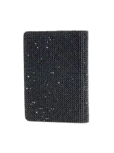 Judith Leiber Couture Women's Leather & Crystal Passport Holder - Black | Thumbnail 5
