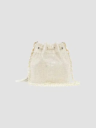 Judith Leiber Couture Women's Piper Crystal-Embellished Bucket Bag - Silver Rhine | Thumbnail 5