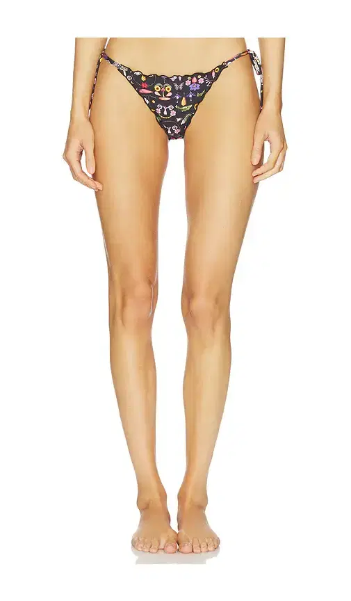Agua Bendita Alegria Ambar Side Tie Bikini Bottom