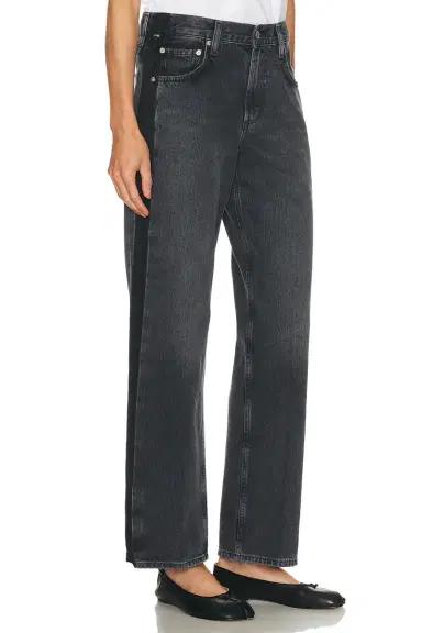 Citizens of Humanity Lindz Low Rise Easy Straight With Tuxedo Stripe Jeans | Thumbnail 4