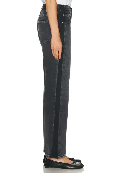 Citizens of Humanity Lindz Low Rise Easy Straight With Tuxedo Stripe Jeans | Thumbnail 5