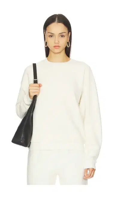 Eterne Classic Reverse French Terry Crew Sweatshirt | Thumbnail 1