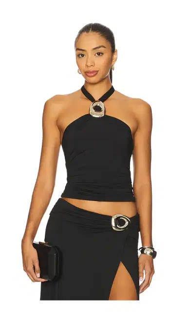 Runaway The Label Indiana Keyhole Halter Top | Thumbnail 1
