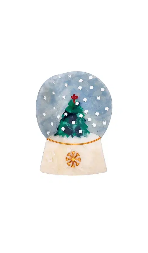 Solar Eclipse Hand-painted Snowglobe Claw Hair Clip