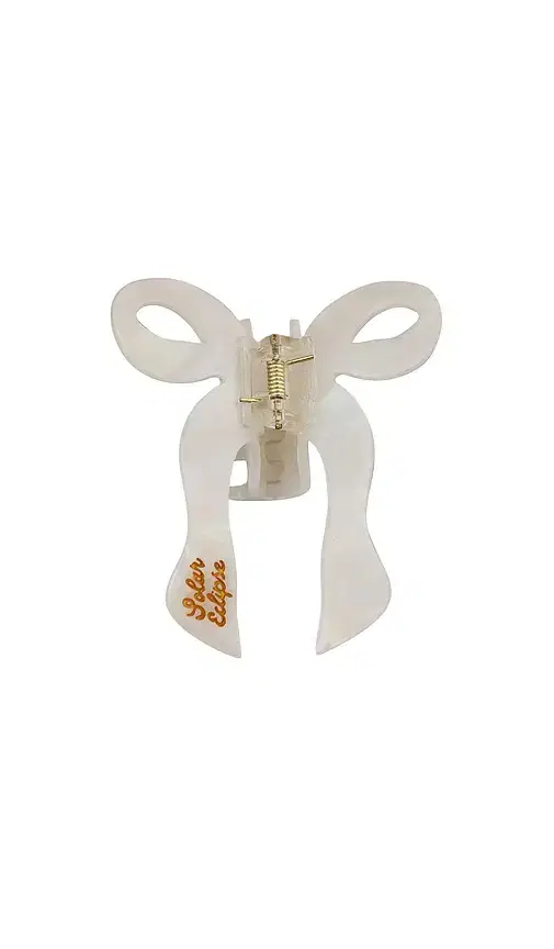 Hand-painted Coquette Bow Claw Hair Clip