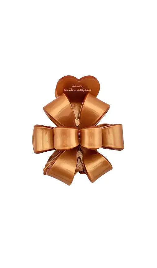 Hand-painted Origami Gift Bow Claw Hair Clip