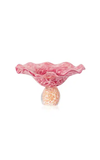 Laetitia Rouget Lola Pink Glass Soucoupe - Pink | Thumbnail 1