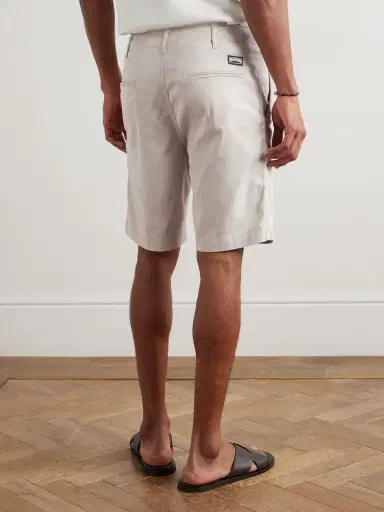 Vilebrequin Ponche Straight-Leg Stretch Lyocell and Cotton-Blend Gabardine Shorts - Men | Thumbnail 4 Vilebrequin Ponche Straight-Leg Stretch Lyocell and Cotton-Blend Gabardine Shorts - Men | Thumbnail 4