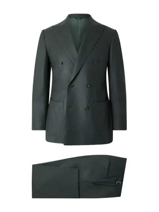 Double-Breasted Wool Suit - Men