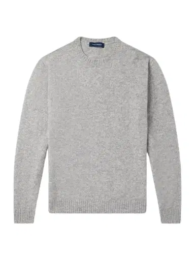 Thom Sweeney Brushed Cashmere-Blend Sweater - Men | Thumbnail 1