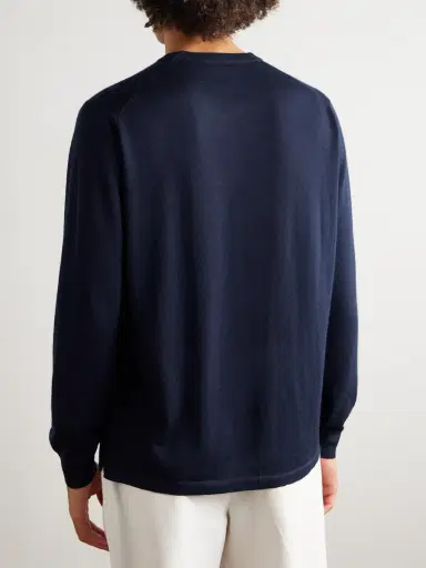Thom Sweeney Cashmere and Silk-Blend Sweater - Men | Thumbnail 4 Thom Sweeney Cashmere and Silk-Blend Sweater - Men | Thumbnail 4