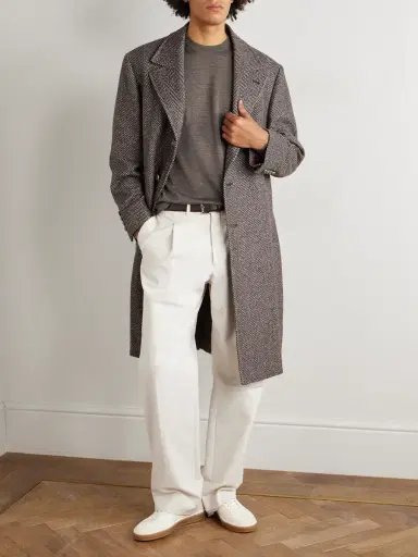 Thom Sweeney Cashmere and Silk-Blend Sweater - Men | Thumbnail 2 Thom Sweeney Cashmere and Silk-Blend Sweater - Men | Thumbnail 2