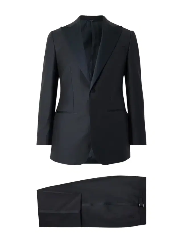 Satin-Trimmed Wool and Mohair-Blend Tuxedo - Men