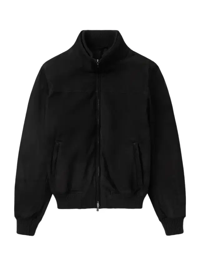 Suede Bomber Jacket - Men