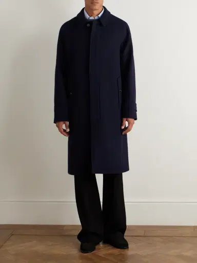 Thom Sweeney Virgin Wool and Cashmere-Blend Coat - Men | Thumbnail 3 Thom Sweeney Virgin Wool and Cashmere-Blend Coat - Men | Thumbnail 3