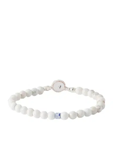 Mikia Circle 8 Sterling Silver and Magnesite Bracelet - Men | Thumbnail 1 Mikia Circle 8 Sterling Silver and Magnesite Bracelet - Men | Thumbnail 1