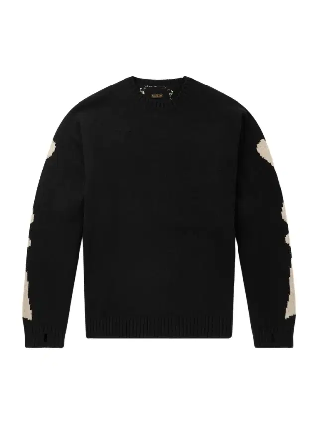 KAPITAL Oversized Intarsia Wool Sweater - Men