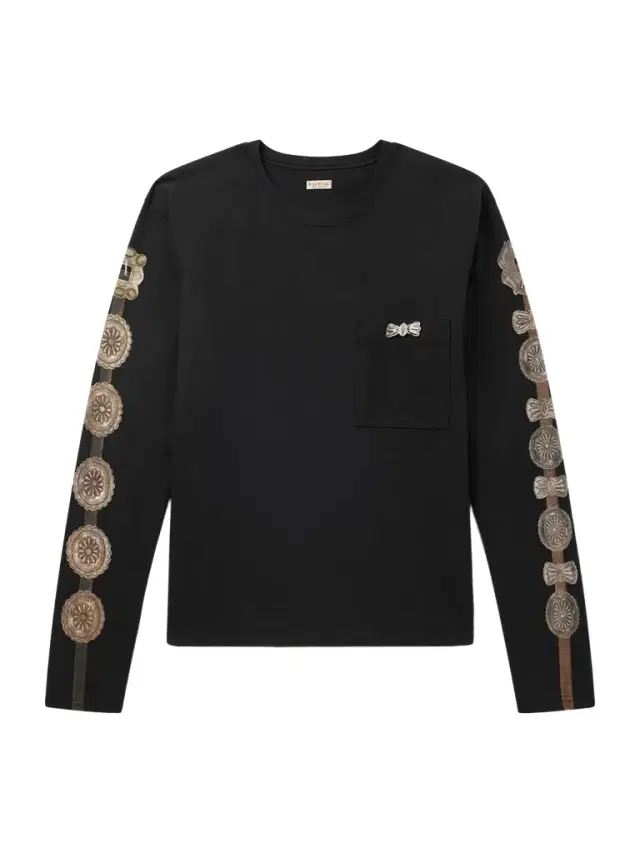 KAPITAL Dense Appliquéd Printed Cotton-Jersey T-Shirt - Men